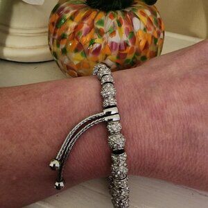 New Premier Designs Rhinestone Ball Elastic Bracelet Gift Fashion Women Jewelry